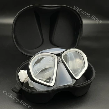 Летняя силиконовая маска для плавания на открытом воздухе, зеркальные очки для подводного плавания из закаленного стекла для подростков, очки для подводного плавания для юниоров