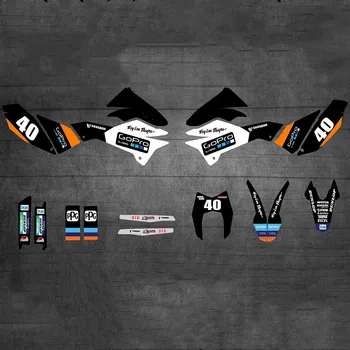 Бесплатные Пользовательские номера и названия Для KTM SMC 690 R Наклейки Наборы графических наклеек для KTM SMCR 690 2012 2013 2014 2015 2016 2017 2018