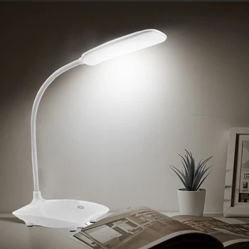 Складная сенсорная настольная лампа для чтения в спальне с регулируемой яркостью Специальная подарочная лампа 6500K Портативная ночная лампа Светодиодная лампа для защиты глаз