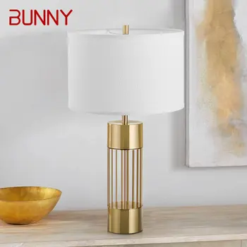 Современная настольная лампа BUNNY с затемнением LED Винтажные Креативные настольные светильники для домашнего декора гостиной спальни