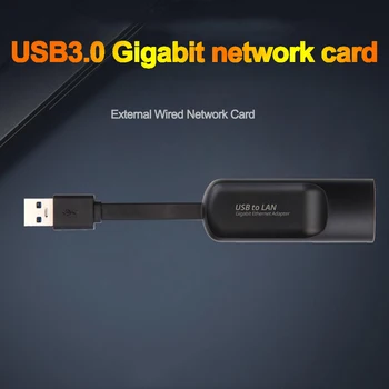 Сетевая карта USB3.0 Проводной 1000 Мбит/с Ethernet Адаптер RJ45 Lan Ethernet USB Конвертер RTL8153 для Windows 8/10 Для Ноутбука MAC PC
