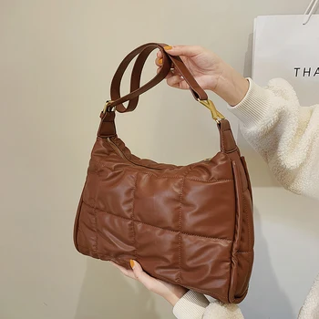 Ретро-сумка из искусственной кожи с высокой текстурой, осень и зима 2021, новая модная женская дизайнерская сумка-мессенджер подмышками