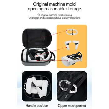 Жесткий EVA-бокс для хранения, переносная дорожная сумка для переноски для Oculus Ques