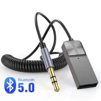 USB Bluetooth 5,0 Aux Адаптер Беспроводной Автомобильный Приемник Ключ от USB до 3,5 мм Разъема Аудио Музыка Микрофон Громкой Связи Автоматический Динамик Передатчик