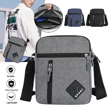 Мужская сумка-мессенджер, рюкзак, сумки через плечо, мужская простая повседневная водонепроницаемая сумка из ткани Оксфорд, дорожная деловая сумка