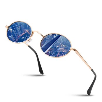 новинка в маленьких овальных поляризованных солнцезащитных очках для женщин и мужчин 2022 года, высококачественные эстетические оттенки, ретро очки для вождения, oculos de sol uv400