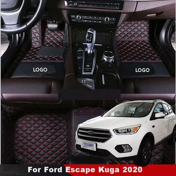 Для Ford Escape Kuga 2020 Автомобильные коврики, ковры, Автозапчасти, Аксессуары для интерьера, Водонепроницаемые чехлы, ковры для укладки