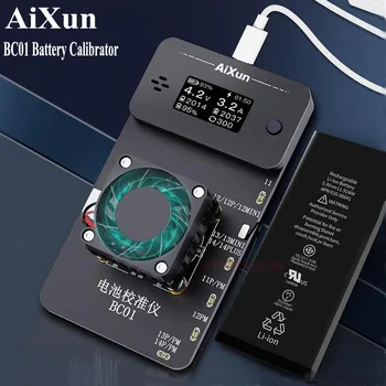 Калибратор батареи JCID AIXUN BC01 для lPhone 11-14 pro Поддерживает тестирование цикла зарядки и разряда аккумулятора Работоспособность выросла до 100%