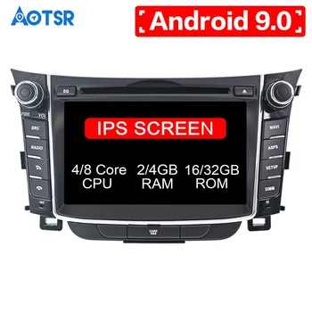 Android 9,0 4 + 64 ГБ Автомобильный Стерео DVD-Плеер GPS Глонасс Навигация Для Hyundai I30 Elantra GT 2012 + Видео Мультимедийное Радио головное устройство