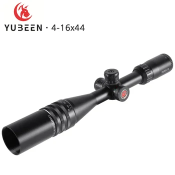 Оптический прицел Yubeen 4-16X44 Aoe Glas Richtkruis Tactische R/G/B Verlichte Jacht Richtkijker Sight Sniper Airsoft Voor AR15