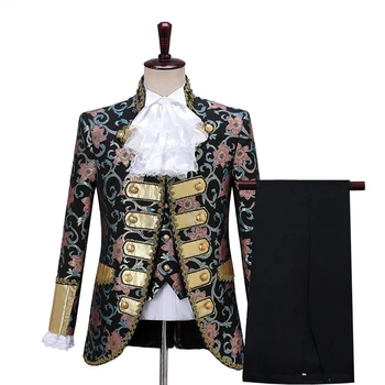 Мужской костюм, пальто, весна и осень, новый стиль Ямамото, панк-стиль, готический бал, вечеринка, повседневное пальто большого размера
