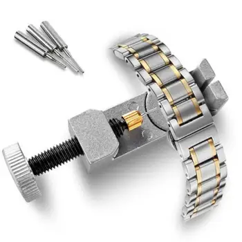 Профессиональный металлический регулируемый ремешок для часов, браслет для снятия звеньев, Набор инструментов для ремонта наручного ремешка для часовщиков