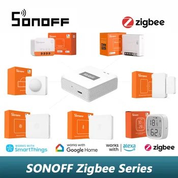 SONOFF Zigbee ZBBridge / ZBMINIL2 / ZBMINI / Беспроводной Переключатель / Датчик температуры Влажности/Движения/ Двери для Alexa Google Home