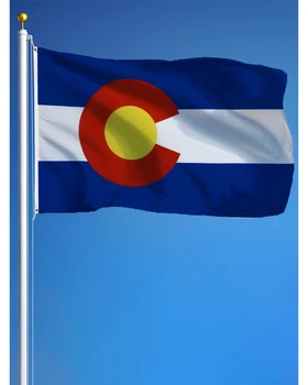 60x90cm 90x150cm Баннер с Флагом Колорадо, Гобелен