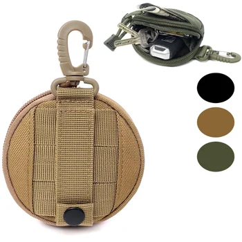 Тактический карман для бумажника 1000D, сумка для военных аксессуаров, портативный мини-кошелек для монет, держатель для ключей, поясная сумка для охоты, кемпинга