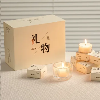 Подарочная коробка с ароматической тибетской поэзией, ароматическая свеча, домашняя бездымная свеча, подарок на день рождения, подарочный набор для подруги