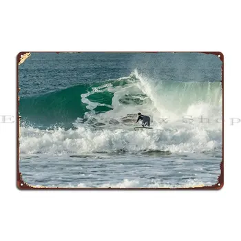 Металлическая табличка для серфинга на пляже Фистрал Паб Кинотеатр Создание настенных пещерных табличек Жестяная Вывеска Плакат