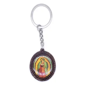 Винтажное Распятие, христианский Брелок с Изображением Иисуса Христа, Религиозный Брелок для ключей, Ювелирные Изделия U2JC