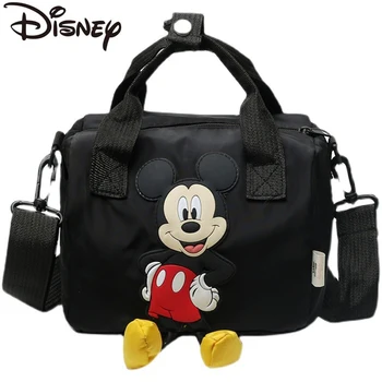 Новая сумка-мессенджер Disney с Микки Маусом для девочек и мальчиков, мини-детская сумка для хранения, детская сумка через плечо с Минни большой емкости