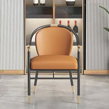 Офисные обеденные стулья класса люкс, обеденные стулья современного скандинавского дизайна, Итальянская мебель для гостиной Silla Comedor, мебель для балкона GXR46XP