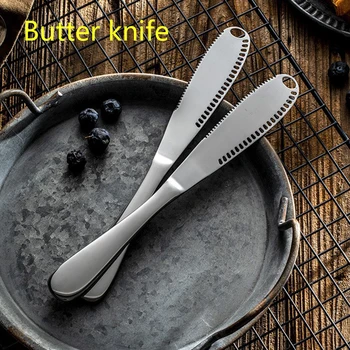 Нож для масла из нержавеющей стали Нож для варки хлеба в западной кухне, нож для варки джема, нож для сыра, Японский нож для масла, нож для протирки томатного джема, Кухонный нож