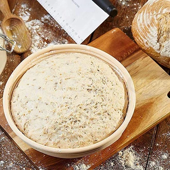 Корзина для теста из натурального ротанга Корзина для брожения с начинкой для хлеба Корзина для расстойки теста для французского багета Домашнее хозяйство для выпечки