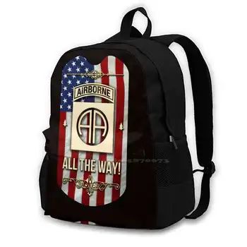 Американская гордость 82-й Воздушно-десантной Модных сумок и рюкзаков 2-й Воздушно-десантный 82-й Воздушно-десантный Ветеран армии 82D 101St