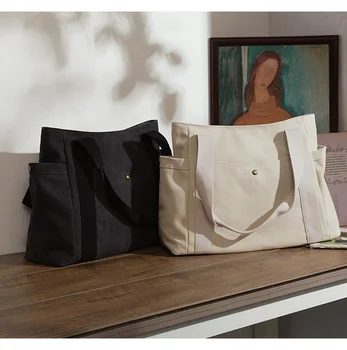 Женская сумка-тоут, сумки через плечо из холщовой ткани, женская повседневная холщовая сумка формата А4 большой емкости, сумки для женщин, школьная сумка для подростков, горячая