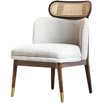 YY Диван-кресло из массива дерева в Скандинавском стиле, Японское кресло из ротанга, легкое роскошное кресло