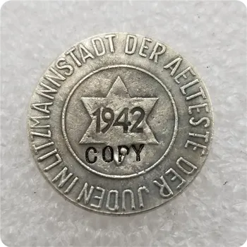 Польша : 1942 г. КОПИИ памятных монет номиналом 10 пфеннигов-копии монет, медали, предметы коллекционирования