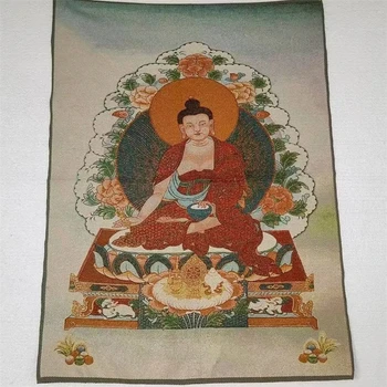 Религиозная Тханка, Будда-Травник, картина с вышивкой Тханка, изысканная картина для украшения дома, благоприятный