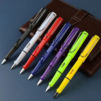 1 шт. модная перьевая ручка для студенческого офиса разных цветов, школьные канцелярские принадлежности, чернильные ручки