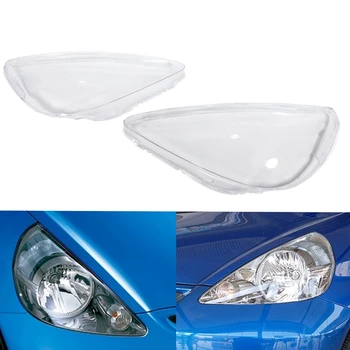 Автомобильный прозрачный абажур головного света Крышка лампы Стеклянный абажур передней фары для Honda Fit Хэтчбек 03-07