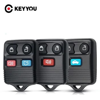 KEYYOU Для Ford Escape Exursion Explorer Mercury Замена корпуса пульта дистанционного управления с кнопками 3/4 для автомобильных ключей