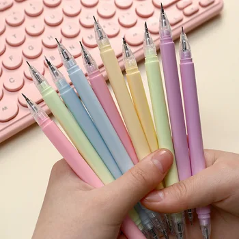 Креативная многофункциональная гелевая ручка с универсальным ножом, ручки ярких цветов для офиса, школьные канцелярские принадлежности, инструмент для письма