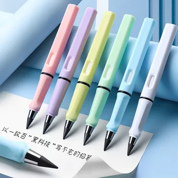 Вечный карандаш для неограниченного письма, ручка без чернил, карандаши для рисования, канцелярские принадлежности для рисования, ручка Kawaii, школьные принадлежности
