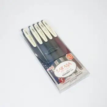 Набор гелевых ручек Zebra SARASA VINTAGE Color JJ15 0,5 мм Rollerball Gel Ink Pen Япония