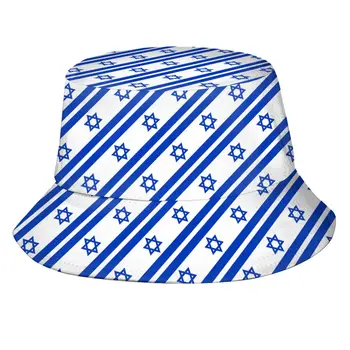 Панама Унисекс Боб Кепки Хип Хоп Gorros с рисунком флага Израиля Летняя Панама Пляжная шляпа для рыбалки от Солнца