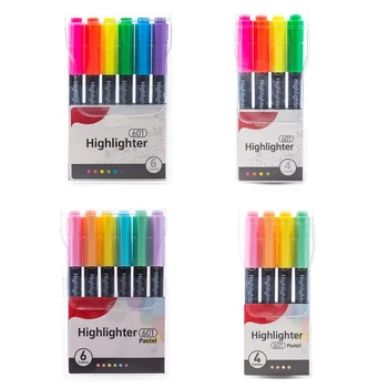 Упаковка из 6 цветных маркеров, ручка для рисования, цветные фломастеры, ручки для детей