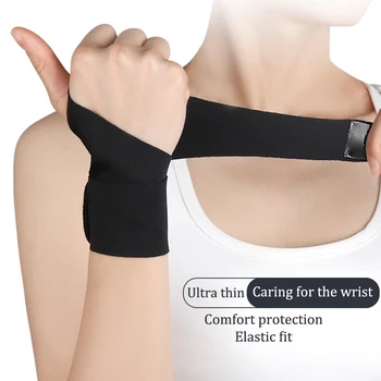Дышащий Регулируемый Спортивный бандаж для фитнеса и йоги, Поддерживающий Пружину для большого пальца, Компрессионные перчатки для кистевого туннельного артрита.