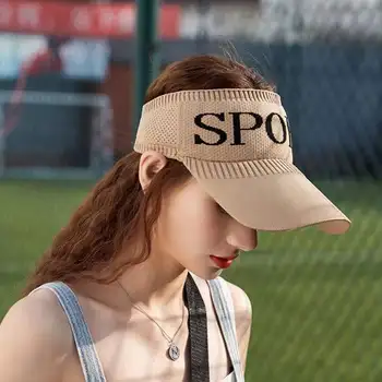 Женская бейсболка с пустым верхом, Летняя шляпа с длинными полями и конским хвостом, повседневная женская Открытая Спортивная Шляпа для гольфа от солнца