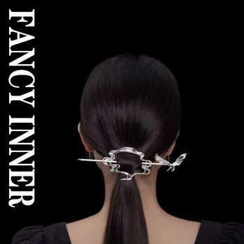 2023 Новая Винтажная шпилька для волос Cloud Crane, Китайские Ретро Металлические Головные уборы, Аксессуары для волос для женщин, Вечерние украшения