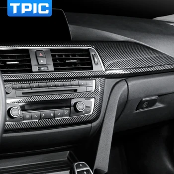 TPIC для BMW F30 F32 F34 3GT F36, наклейка из углеродного волокна ABS, украшение приборной панели, внутренняя отделка, автомобильные аксессуары