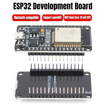 Плата разработки ESP32 Беспроводной Wi-Fi, совместимый с Bluetooth, двухъядерный 32-битный процессор, USB-источник питания, модуль автоматизации умного дома IoT.