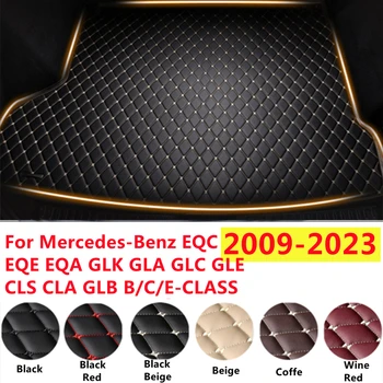 SJ XPE Кожаные Коврики Для Багажника Автомобиля Mercedes-Benz B/C/E-Class GLB CLA CLS GLE GLC GLA GLK EQA EQE EQC Ковры Для Багажника Грузового Лайнера