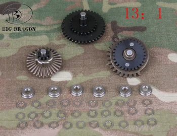 Охотничья Тактическая AEG Gear4mm Axis Gear BD Улучшенная Коробка Передач с Подшипником Shin Airsoft Hunting Party 13:1 16:1 18:1 32:1 100:300