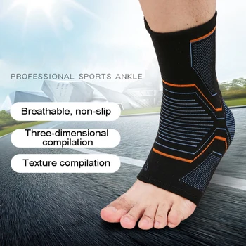 1 шт лодыжки Брейс поддержка компрессионный рукав эластичный дышащий для восстановления после травм боли в суставах, корзина для ног Спорт носки
