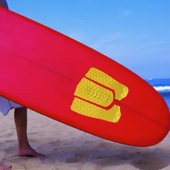 Практичные накладки для доски для серфинга из 3 частей EVA Противоскользящие накладки для доски для серфинга Длительный срок службы Подушки для доски для серфинга Принадлежности для доски для серфинга