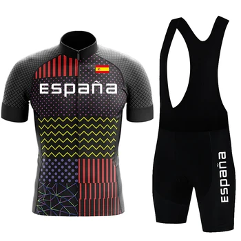 2023 Мужской комплект из испанской велосипедной майки, Летнее Майо, Велосипедная одежда Ropa Ciclismo, одежда для горных велосипедов, Униформа, Велосипедный костюм для велоспорта