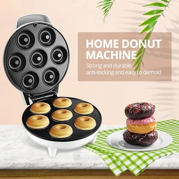 МИНИ-машина для приготовления пончиков, яиц, тортов, вафель для завтрака, электрическая машина для приготовления пончиков, Автоматические блинницы для приготовления пончиков